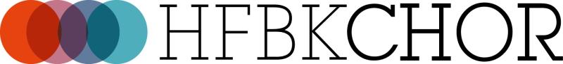 Das Bild zeigt das Logo des HfbK-Chors